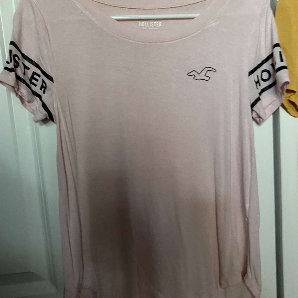 pink flowy tee
